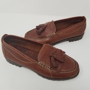 Leather Tassel Loafers Flats | Poshmark